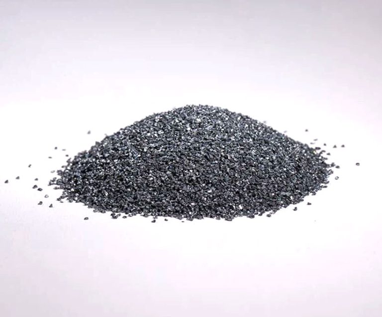 black silicon carbide particles